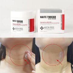 Подтягивающий крем для шеи с пептидным комплексом Medi-Peel Naite Thread Neck Cream, 100 мл, изображение 3