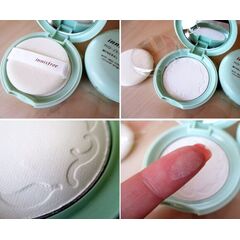 Матирующая бесцветная компактная пудра для лица Innisfree No Sebum Mineral Pact, 8,5 гр, изображение 6