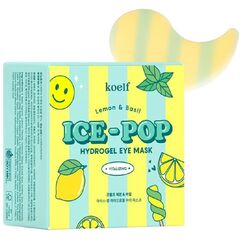 Осветляющие патчи для глаз с экстрактом лимона Petitfee Ice-Pop Lemon & Basil Hydrogel Eye Mask, 60 штук, изображение 2