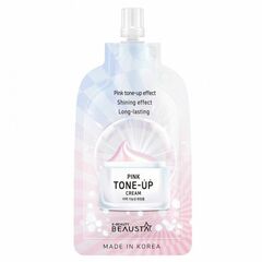 Освежающий крем для лица с экстрактом белых цветов Beausta Pink Tone Up Cream, 15 мл