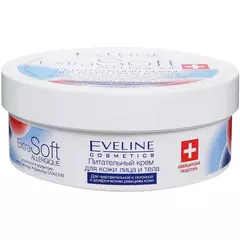EVELINE "Extra soft" Питательный крем для кожи лица и тела для чувствительной кожи 200 мл, изображение 2