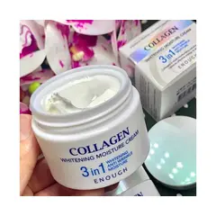 Увлажняющий крем с коллагеном и осветляющим эффектом Enough Collagen Whitening Moisture Cream, 50 мл, изображение 2