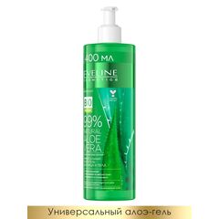 EVELINE 99% NATURAL Универсальный алоэ-гель для лица и тела 3в1 400 мл, изображение 3