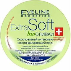 EVELINE "Extra soft Bio" Оливки Крем эксклюзивный интенсивно восстанавливающий 200 мл