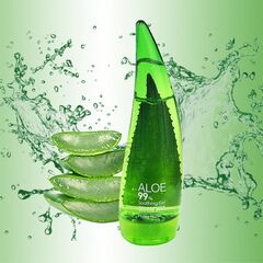 Увлажняющий гель алоэ вера для кожи лица и тела Holika Holika Aloe 99% Soothing Gel, 250 мл, изображение 3