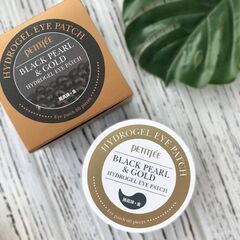 Гидрогелевые патчи для век с чёрным жемчугом и золотом Petitfee Black Pearl & Gold Hydrogel Eye Patch, 60 шт, изображение 4