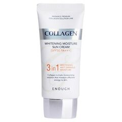 Солнцезащитный крем для лица Enough Collagen 3in1 Whitening Moisture Sun Сream SPF50+ PA++, 50 мл