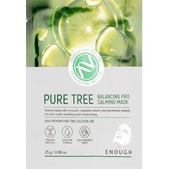 Успокаивающая тканевая маска с чайным деревом ENOUGH Pure tree balancing PRO calming mask, 25 мл, изображение 2