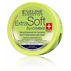 EVELINE "Extra soft Bio" Оливки Крем эксклюзивный интенсивно восстанавливающий 200 мл, изображение 2