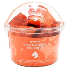 Крем антивозратной для лица с лошадиным жиром AYOUME ENJOY MINI MAYU FACE CREAM, 30х3 мл, изображение 2