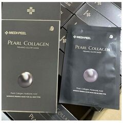 Разглаживающая маска с жемчугом и коллагеном Medi-Peel Pearl Collagen Mask, 25 мл\10 шт в упаковке, изображение 5