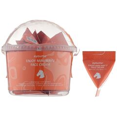 Крем антивозратной для лица с лошадиным жиром AYOUME ENJOY MINI MAYU FACE CREAM, 30х3 мл, изображение 3