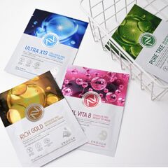 Тканевая маска с витаминами ENOUGH  Real vita 8 complex PRO bright up mask, 25 мл, изображение 3