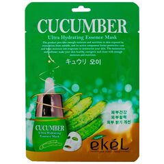 EKEL Тканевая маска для лица CUCUMBER 25 мл, изображение 3
