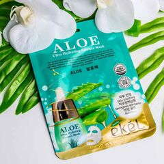 EKEL Тканевая маска для лица ALOE 25 мл, изображение 3