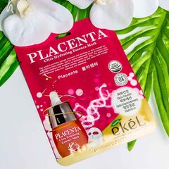 EKEL Тканевая маска для лица PLACENTA 25 мл, изображение 2