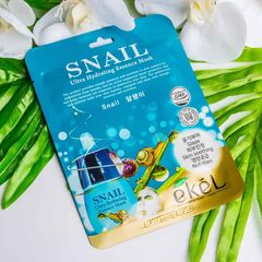 EKEL Тканевая маска для лица SNAIL 25 мл, изображение 4