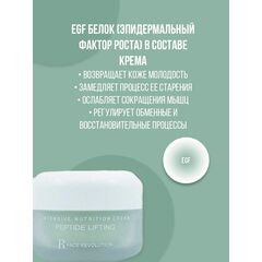 FACE REVOLUTION Интенсивный питательный лифтинг-крем с пептидами 50 мл, изображение 4