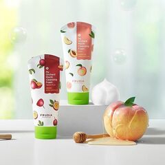 Увлажняющая пенка для умывания с персиком Frudia My Orchard Mochi Cleansing Foam, 120 мл, изображение 3