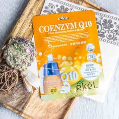 EKEL Тканевая маска для лица COENZYM Q10 25 мл, изображение 2