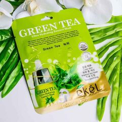 EKEL Тканевая маска для лица GREEN TEA 25 мл, изображение 3