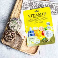 EKEL Тканевая маска для лица VITAMIN 25 мл, изображение 3