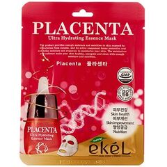EKEL Тканевая маска для лица PLACENTA 25 мл, изображение 3