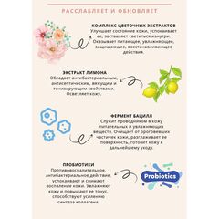 Расслабляющий гель для душа с цветочными экстрактами JMsolution Life Glow Luminous Relaxing Body Wash, 500 мл, изображение 3