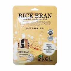 EKEL Тканевая маска для лица RICE BRAN 25 мл, изображение 2