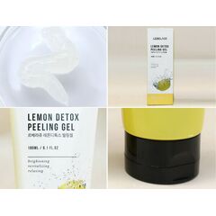 Пилинг-скатка для лица с экстрактом лимона Lebelage Lemon Detox Peeling, 180 мл, изображение 4