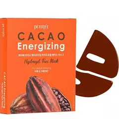 Тонизирующая гидрогелевая маска для лица с какао Petitfee Cacao Energizing Hydrogel Face Mask, 1 уп (5шт)