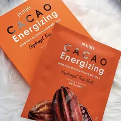 Тонизирующая гидрогелевая маска для лица с какао Petitfee Cacao Energizing Hydrogel Face Mask, 1 уп (5шт), изображение 3