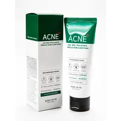 Очищающая пенка Some By Mi с AHA/BHA/PHA кислотами 30 Days Miracle Acne Clear Foam, 100 мл, изображение 4
