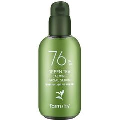 Успокаивающая сыворотка для лица с зеленым чаем FarmStay 76% Green Tea Carming Facial Serum, 100 мл