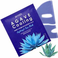 Охлаждающая гидрогелевая маска с экстрактом агавы Petitfee Agave Cooling Hydrogel Mask, 1 уп (5шт), изображение 2
