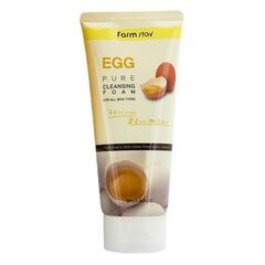 Увлажняющая очищающая пенка для лица с яичным экстрактом FarmStay Egg Pure Cleansing Foam, 180 мл, изображение 2