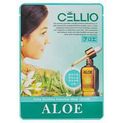 CELLIO Тканевая маска для лица Алоэ 25 мл