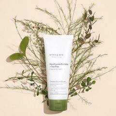 Пенка с хауттюйнией и чайным деревом Mary&May Houttuynia Cordata + Tea Tree Cleansing Foam, 150 мл, изображение 3