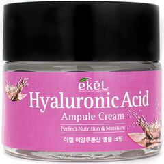 EKEL Ампульный крем с ГИАЛУРОНОВОЙ КИСЛОТОЙ 70 мл, изображение 2