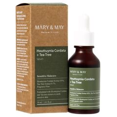 Успокаивающая ампула с хауттюйнией и чайным деревом Mary&May Houttuynia Cordata + Tea Tree Serum, 30 мл, изображение 3