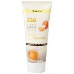 Увлажняющая очищающая пенка для лица с яичным экстрактом FarmStay Egg Pure Cleansing Foam, 180 мл