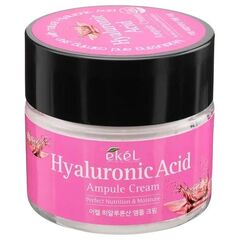EKEL Ампульный крем с ГИАЛУРОНОВОЙ КИСЛОТОЙ 70 мл, изображение 3