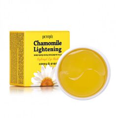 Патчи против темных кругов с экстрактом ромашки Petitfee Chamomile Lightening Hydrogel Eye Mask, 60 шт, изображение 2
