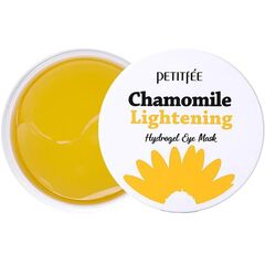 Патчи против темных кругов с экстрактом ромашки Petitfee Chamomile Lightening Hydrogel Eye Mask, 60 шт