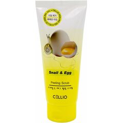 CELLIO Скраб с яичным и улиточным экстрактом