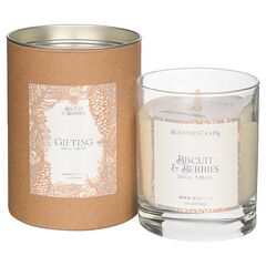 Свеча ароматическая Gifting, Печенье и ягоды (новая), 40 ч, Ambientair