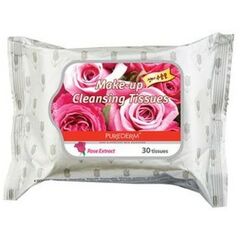 PUREDERM Салфетки для снятия макияжа с экстрактом РОЗЫ