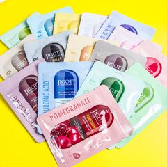 JIGOTT Ампульная тканевая маска для лица RED GINSENG 27 мл, изображение 6