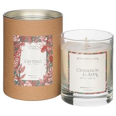 Свеча ароматическая Gifting, Корица и яблоко (новая), 40 ч, Ambientair