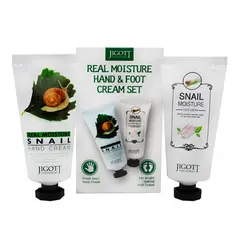 JIGOTT Набор: Увлажняющий крем для рук с муцином улитки + JIGOTT Увлажняющий крем для ног SNAIL, изображение 3